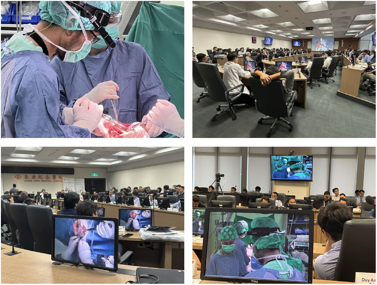 The 2024 Live Interactive Orthopedic Surgery Symposium with FacePro AR Telemedicine Solutions at Linkuo Chang Gung Memorial Hospital
